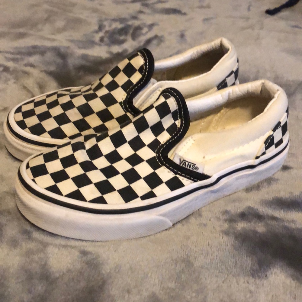 Vans checkered slides